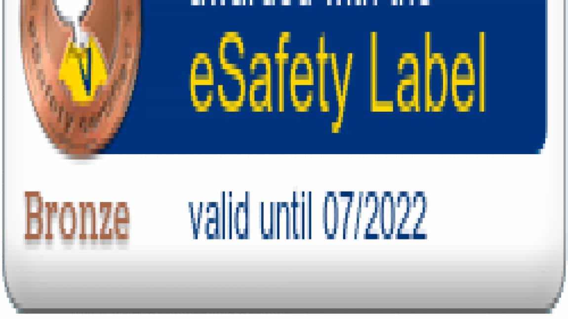 eSafety Güvenlik Etiketimizi aldık.